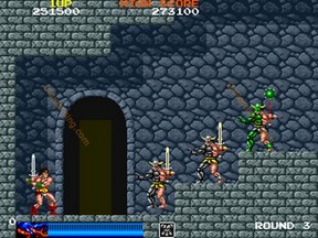 une photo d'Ã©cran de Rastan Saga sur Arcade